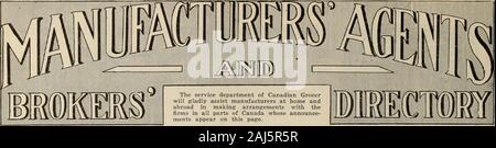 Canadian grocer aprile-giugno 1918 . La sua sorprendente quanto velocemente thedemand per OCEANBLUE aumenta ovunque introdotto. I clienti che sono orgogliosi onspotlessly biancheria bianca e pizzi continu-alleato consigliano ai loro amici whopass sulle informazioni ad altri par-o sovracapacità per particolari persone. Ne vale davvero la pena yourwhile per avere il vostro negozio associatedwith blu oceano. Da ordinare presso il vostro negozio all'ingrosso. HARGREAVES (Canada), ltd. L'edificio grigio, 24-26 Wellington San W., Toronto. ^SJ.hR^ AwEVT?rf°r uomo°ba, Saskatchewanand Alberta-W. L. Mackenzie & Co., Ltd., Winnipeg.5e?Ju Saskatoon. Calgary ed Edmonton. ForBrit Foto Stock