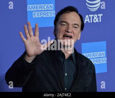 Palm Springs, Stati Uniti. Il 2 gennaio, 2020. Il Direttore Quentin Tarantino assiste il trentunesimo annuale di Palm Springs International Film Festival Awards Gala a Palm Springs Convention Center di Palm Springs, California giovedì 2 gennaio 2020. Foto di Jim Ruymen/UPI Credito: UPI/Alamy Live News Foto Stock