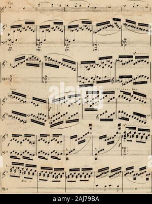 Concertino pour harpe avec acct d'orchestre, op 34 . i:. •- .N 18 Foto Stock