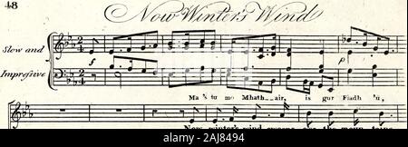 Albyn'antologia, o di una raccolta selezionata di melodie & vocal poesia peculiari per la Scozia e le isole : inediti . m 3J - 0 PP, fas. (È Foto Stock