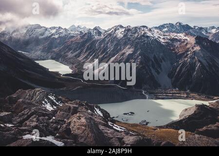 Aoraki Mt. Cook National Park, Nuova Zelanda Foto Stock