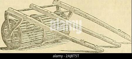 I giardinieri' cronaca e agricola Gazette . hich inverni un gelo potrebbe essere allentato o oflevelling che irregolarità di superficie che mightinterfere con le operazioni di raccolto. Normalmente, questo attrezzo è semplicemente un cylinderconstructed di legno, ferro, o pietra, e variando inlensth, weiffht, e diametro, accordinsr al lavoro Fig. 1.Il perfezionamento successivo-PER, tuttavia nnsuitcdthe alterazione coinvolti in essa può essere su alcuni suoli,che certamente merita questo nome quando il implementis destinato per l'accendino tipi di terra-consistsin la sostituzione di una serie di barre per l'smoothsurface di Foto Stock