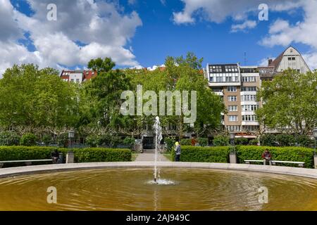 Mierendorffplatz, Charlottenburg di Berlino, Deutschland Foto Stock