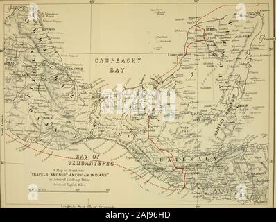 Viaggi tra gli Indiani Americani : i loro antichi lavori di sterro e templi : incluso un viaggio in Guatemala, Messico e Yucatan e una visita alle rovine di Patinamit, Utatlan, Palenque e Uxmal . essi weretaken a Honolulu. Prendere quindi in considerazione le prevalenceof trade-venti che soffiano verso l America e thepeculiar condizioni di architettonico e astronomicalintelligence posseduta dal messicano indiani, thereare alcune conseguenze che possono essere accettati. Esso nonè improbabile che gli uomini appartenenti a EurojDean,Moresco, o gare asiatico è arrivato in CentralAmerica durante un periodo di tempo compreso tra Foto Stock