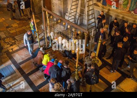 Israele. 27 Mar, 2019. Israele 2019: impressioni di Israele - Marzo/Aprile - 2019 Gerusalemme la Chiesa del Santo Sepolcro | Utilizzo di credito in tutto il mondo: dpa/Alamy Live News Foto Stock