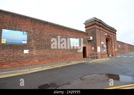 L'ingresso principale al carcere HM Norwich, in Knox Road, Norwich, Norfolk. Foto di PA. Picture Data: venerdì 3 gennaio 2020. Foto di credito dovrebbe leggere: Nick Ansell/PA FILO Foto Stock