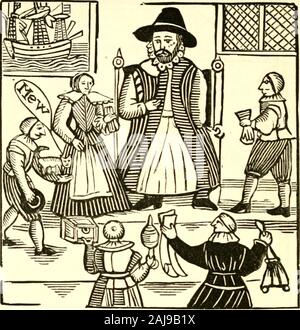 Chap-libri del diciottesimo secolo . 37^ Chap-Books del XVIII secolo. Cap. 4. Di Whittingtons Elopement su AllhallowsDay; e il suo ritorno in udienza Bow Bells ring ; e di theDisposal del Gatto per il fattore all'estero. Questa illustrazione mostra la terribile condizione dell'Courtof Barberia per quanto riguarda i ratti e dallo stile del gatto è killingher nemici e scrigno di gioielli, valutati al ;£3oo,ooo, non era toodear per il suo acquisto. Cap. 5. Le ricchezze ricevute per il gatto; le Nazioni Unite-credenza di Whittington al loro arrivo; e della sua liberalità tosome del suo compagno di servi. Cap. 6. Del Sig. Foto Stock