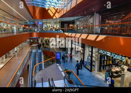 East Side Mall, Tamara-Danz-Straße, Friedrichshain di Berlino, Deutschland Foto Stock