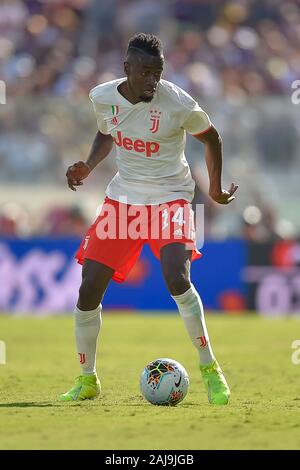 Firenze, Italia. 14 Settembre 2019: Blaise Matuidi della Juventus FC in azione durante la serie di una partita di calcio tra ACF Fiorentina e la Juventus FC. La partita si è conclusa con un pareggio (0-0. Credito: Nicolò Campo/Alamy Live News Foto Stock