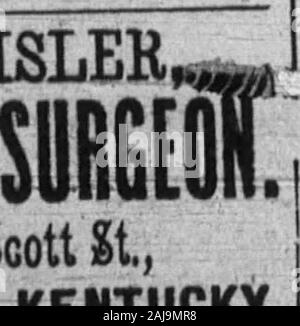 Boone County Recorder . EBRON, KY. Il dott. L. E. ROUSE, urna: dentista, sarà a Burlington il lunedì di ciascuna settimana; unione martedì, bal-ance di tempo presso il mio ufficio in MasonicBuilding. LUDLOW, KY. Sempre affidabile/ W.N.HIND&CO. Tappeti, mobili,stufe, 210-12 W. Fifth Street, Cincinnati, Ohio. -Drogheria jw vendita. Ho desiderio di vendere, privatamente, il mio entireStock di generi alimentari e attrezzature. Ac,in unione, Ky N. W. BURKETT, unione, Ky. Gli amministratori di preavviso. Tutte le persone indebitate per la station wagon ofThos B. Whitaker, decd.verrà per-Ward e aettle alla volta e quelli hav-ing rivendicazioni contro detto station wagon verrà pre-s Foto Stock