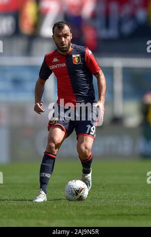 Genova, Italia. 15 Settembre 2019: Goran PANDEV del Genoa CFC in azione durante la serie di una partita di calcio tra il Genoa CFC e Atalanta BC. Atalanta BC ha vinto 2-1 su Genova CFC. Credito: Nicolò Campo/Alamy Live News Foto Stock