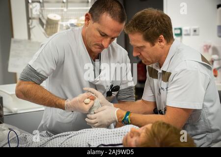 Urgences adulte d'Onu il Centre Hospitalier Foto Stock