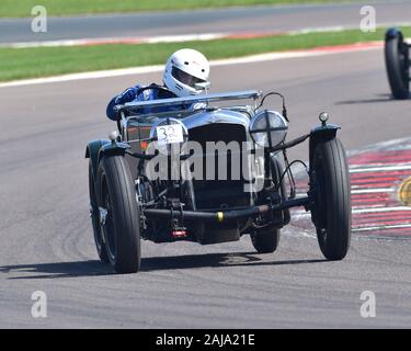 Jonathan Fenning, Frazer Nash Emeryson, Vintage Sports Car Club, Formula Vintage, Round 3, Donington Park, Inghilterra, giugno 2019, il circuito da corsa, classic Foto Stock