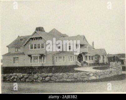 Falmouth-per-il-mare : il Napoli d'America . ^g il luogo di nascita di gen. John L. Sw^ift.. Residenza estiva di John E. Dwight. Foto Stock