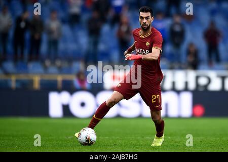 Genova, Italia - 20 October, 2019: Javier Pastore di AS Roma in azione durante la serie di una partita di calcio tra UC Sampdoria e come Roma. La partita si è conclusa con un pareggio (0-0. Credito: Nicolò Campo/Alamy Live News Foto Stock