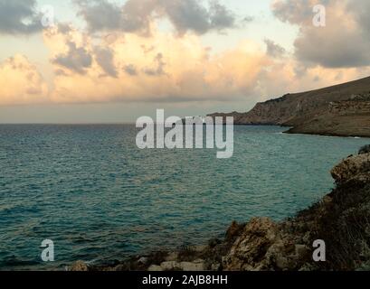 Paesaggio roccioso in Mallorca Foto Stock