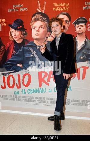 Torino, Italia - 22 November, 2019: Roman Griffin Davis in posa per una foto durante la cerimonia di apertura della trentasettesima edizione del Torino Film Festival. Credito: Nicolò Campo/Alamy Live News Foto Stock