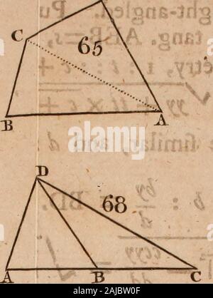 Cyclomathesis : O, una facile introduzione ai vari rami della matematica; essendo concepiti principalmente per l istruzione dei giovani studenti, prima del loro invio al più abtruse difficile e loro parti . DEB. Foto Stock