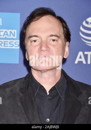 PALM Springs, CA - 02 gennaio: Quentin Tarantino assiste il trentunesimo annuale di Palm Springs International Film Festival Film Awards Gala a Palm Springs Convention Center on gennaio 02, 2020 in Palm Springs, California. Foto Stock