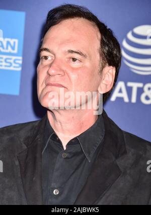 PALM Springs, CA - 02 gennaio: Quentin Tarantino assiste il trentunesimo annuale di Palm Springs International Film Festival Film Awards Gala a Palm Springs Convention Center on gennaio 02, 2020 in Palm Springs, California. Foto Stock