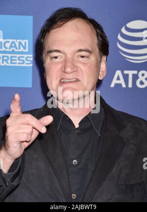 PALM Springs, CA - 02 gennaio: Quentin Tarantino assiste il trentunesimo annuale di Palm Springs International Film Festival Film Awards Gala a Palm Springs Convention Center on gennaio 02, 2020 in Palm Springs, California. Foto Stock