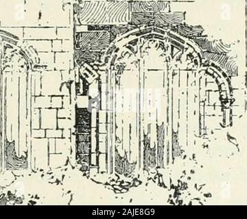 Cambridge e la sua storia con litografie e altri illus by Herbert Railton, le litografie di essere colorato mediante Fanny Railton .