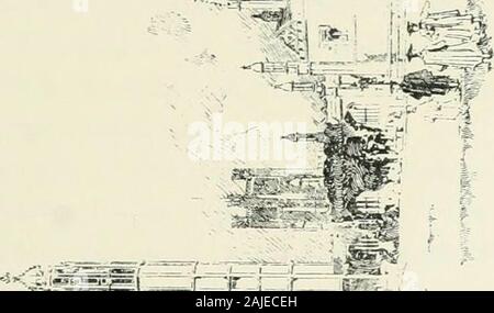 Cambridge e la sua storia con litografie e altri illus by Herbert Railton, le litografie di essere colorato mediante Fanny Railton . I 1^ Wv^ : sW.