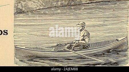 Libro Guida al Megantic, Spider e la parte superiore del fiume morto regioni della provincia del Quebec e stato del Maine .. . J. H. RUSHTON, Canton, N. Y., costruisce sopra il carry. * Le imbarcazioni da diporto, barche da caccia, sneak barche a vela, canoe ANDPADDLING, incrociatori, vapore Ivatiracties per ordinare e tias iin stock a remi, ROWLOCKS, vele, bitte, blocchi, ETC. ETC. 189 • IVIAYNARD RIFFLE. • Foto Stock