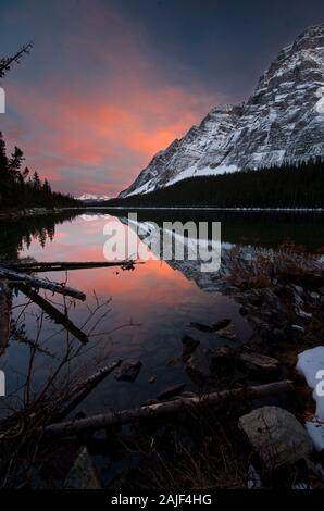 Il lago del braccio - Banff - Canada Foto Stock