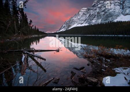 Il lago del braccio - Banff - Canada Foto Stock