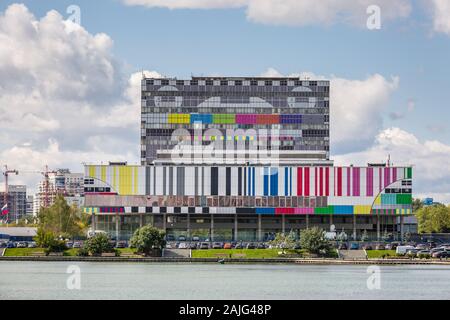 Kuskovo broadcasting center a Mosca, Russia. Mosca, Russia - 06 agosto 2019. Foto Stock