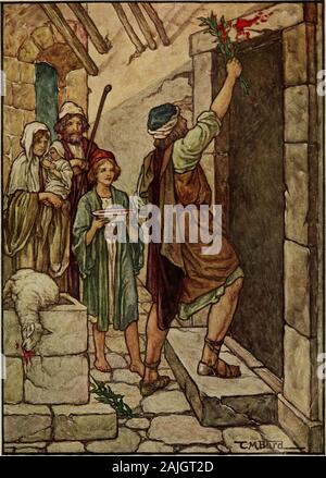 Con i bambini di Domenica, attraverso eye-gate, e orecchio-gate verso la città dei bambini-anima . uid. Questo è inchiostro rosso. Ma mi hanno portato a non talkto è circa l'inchiostro, ma per parlare di qualcosa che è dello stesso colore; vale a dire, di sangue. Vi ricordate che vi erano dieci piaghe in Egitto; la firstwas della tornitura dei fiumi di sangue, quindi l'educazione di thefrogs da tutti i fiumi e laghi; e quindi la rotazione dei pidocchi dustinto; e poi la piaga delle mosche; ana poi del murrainwhich distrutto il bestiame e delle bolle che venne su tuttele persone; e del Foto Stock