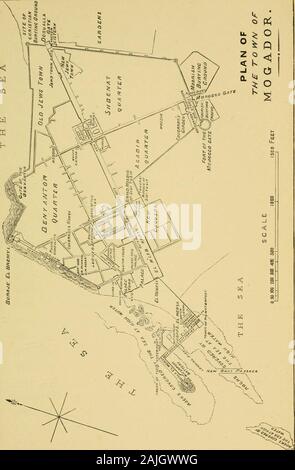 Il Marocco e i Mori: essendo un conto di viaggi con una descrizione generale del paese e del suo popolo . ancefrom Europa e presente desidera di accommodationare di-awbacks da cui Tangeri è gratuito. M.Beaumier, Consul del francese, ha resideda grande numero di anni a Mogador, hasmade e il suo clima uno studio speciale. Sto mainlyindebted a lui per il seguente commento. Healso messo a mia disposizione alcuni preziosi meteoro logiche di tabelle. ISotwithstanding le imperfezioni dei suoi sani-tary disposizioni, la città è notevolmente sana.Questo in grande misura è da attribuirsi a theventilati Foto Stock