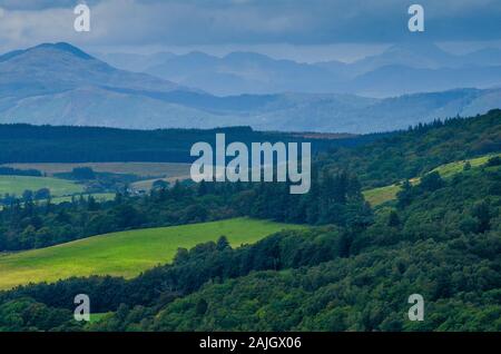 Paesaggio della Southern Highlands scozzesi Scotland Regno Unito Foto Stock