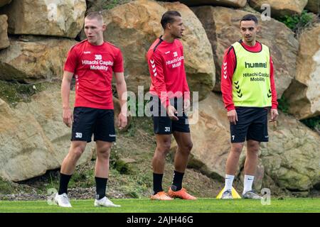 ESTEPONA, 04-01-2020, calcio, , olandese eredivisie, stagione 2019-2020, FC Emmen player Hilal Ben Moussa, durante il corso di formazione in Estepona Spagna Foto Stock