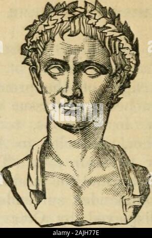 Una storia di Roma per le classi giovanili : con una mappa di Italia e ampia tabella cronologica . MARCUS BKUli. Il KMPEHOU AUGOSTUS. Capitolo XIL IL REGNO DI AUGUSTO.a.C. 31 D.C. 14. Il periodo rivoluzionario era ormai chiuso; e dopo le scene tliefearful attraverso cui Roma aveva passato mai tempo sincethe dei Gracchi, è stata una vera benedizione per la empirenow ad essere governato da un righello davvero desiderosi di restorepeace, ordine e di prosperità per il suo paese. Il think-ing parte della popolazione romana deve avere arrivati ;itthe convinzione che un governo Repubblicano aveva becomean impossibilità. Ma Octavi Foto Stock