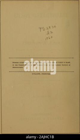 Illustrato poesie . mano.e, desiderosi diede commandTo respingere il pericolo di una valutazione. Ho 408 MANS Tre ospiti. In modo che la banda di Esculapian, in armatura vecchio e provato,erano summond al suo fianco.e la vigile infermiere è venuto,la cui lampada, come vestale fiamma,non morirà mai.Ma il bilico murate la loro fiducia betrayd.e il vecchio uomo groand come fu aperta una breccia;quindi attraverso la voragine uno scheletro piede costretto il suo modo.e una mano fleshless ad un albero è stato messo,e lui era argilla. 3Io1.77-9 SilBii- : •* ?:-^:^^ xC. Il più venerato poeta dell'Europa,e l'amico dell America, la cui ceppi, leggere nella solitudine dei primi sì Foto Stock