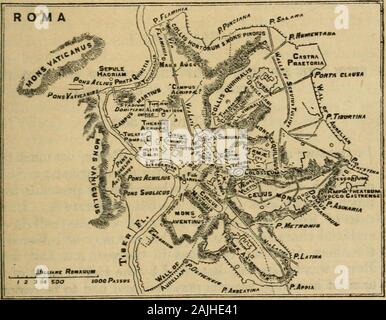 Una storia di Roma per le classi giovanili : con una mappa di Italia e ampia tabella cronologica . ges, probabilmente il più presto gli immigrati in thepeninsula, che era stato spinto al southern extremityby successiva degli immigrati. Il più recente inquirieshave mostrato che tutte queste nazioni tra cui anche theEtruscans circa il quale così tante wild congetture havebeen formata, apparteneva alla razza ariana. Ma oltre a questi, le coste meridionali della coperta Italywere ^dth Gi-eek colonie, donde che pait della penisola è talvolta chiamato Grande Grecia (MagnaGrwcia). Quindi, si)ite di tutte le apparenze a th Foto Stock