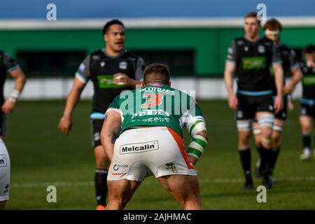 Treviso, Italia, 04 Jan 2020, marco riccioni (Treviso) durante la Benetton Treviso vs Glasgow Warriors - Rugby Guinness Pro 14 - Credit: LPS/Ettore Grifoni/Alamy Live News Credito: Agenzia Fotografica Live Media Srls/Alamy Live News Foto Stock