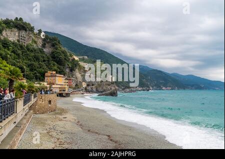 Monterosso al Mare, Cinque Terre, Italia. Foto Stock