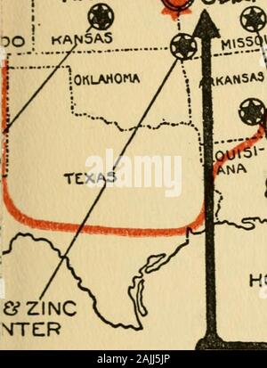 Questo paese del nostro-- Il grande sud-ovest illustrato statistiche di uno splendido territorio, casa dei 280.000 abbonati del Kansas City quotidiana e settimanale ufficiale . In piedi come il gatewayto il più grande allevamento terri-tory nel mondo, KansasCity è il leader di mercato agricultureimplement; il primario secondlargest mercato del grano,primo nella classifica di grano di inverno, ilsecondo maggiori scorte vive marketand centro di imballaggio; la farina secondlargest mercato; la ferrovia secondlargest center (primo in Pullmanbusiness) ; il terzo più grande centro del telegrafo;il terzo più grande mercato del legname (primo in giallo Foto Stock