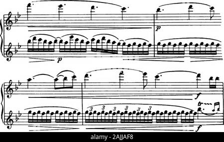 Sulle prestazioni delle sinfonie di Beethoven . I5t v141. ^ =£ ^ g E z ^ - zz - t 1 ? 1 IIIpocd ci-esc. - ^ff-ffi i s ^ L --. ft 1 t :? H q "- fTi^ w^ Wl {] 5: IL T w= - - y ^ ^ po co y c ri sc y m s s H B s a-. Pagina 167, ultimo bar alla pagina 168, bar 3. Il ritmo trovanella Violini secondi è in una certa misura un eco di quella trovanella trombe; esso dovrebbe pertanto essere giocato distintamente in spiteof le pagg. Nona sinfonia. 173 Pagina 168, ultimo bar. La finta melodica esige una shortritenuto sulla seconda metà di questo bar; questo è seguita dail un ritmo all'inizio della barra successiva. Pagina 169, bar mi alla pagina Foto Stock