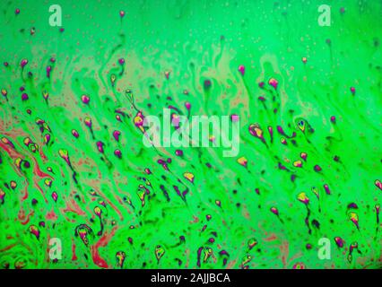 Sfondo psichedelico. Universo di fiori. Concept Art Design. Sfondo multicolore. Foto Stock