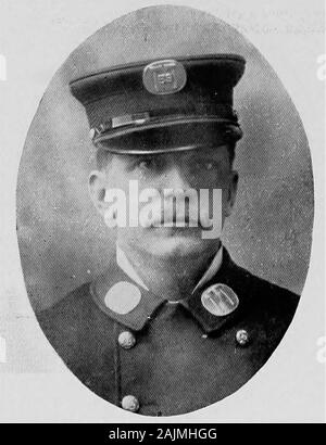 Empire State notabili, 1914 . DANIEL J. CAVANAGH capitano N. Y. F. D. New York City LUCA FLANAGAN NeAv York dei Vigili del Fuoco di New York City m Empire State Notablespublic ufficiali. JOHN MAILLIBAND New York Fire Department Brooklyn, N. Y. Foto Stock