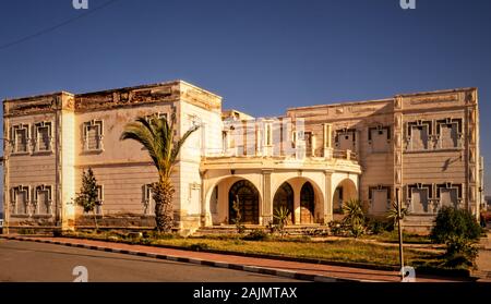 La vecchia ambasciata spagnola di Sidi Ifni, Marocco Foto Stock