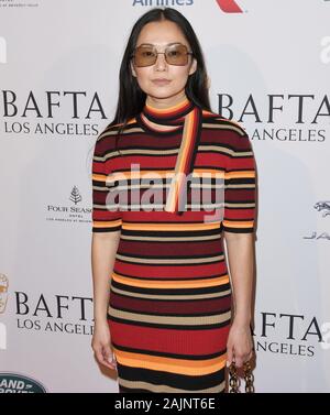 Beverly Hills, Stati Uniti d'America. 04 gen, 2020. Hong Chau arriva presso il BAFTA Los Angeles Tea Party tenuto presso il Four Seasons Hotel Los Angeles in Beverly Hills, CA su Sabato, ?Gennaio 4, 2020. (Foto di Sthanlee B. Credito: Sipa USA/Alamy Live News Foto Stock