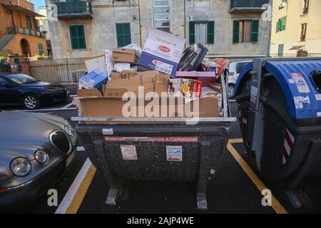 ROMA - RIFIUTI- CENTOCELLE Foto Stock