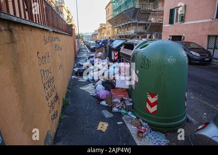 ROMA - RIFIUTI- CENTOCELLE Foto Stock