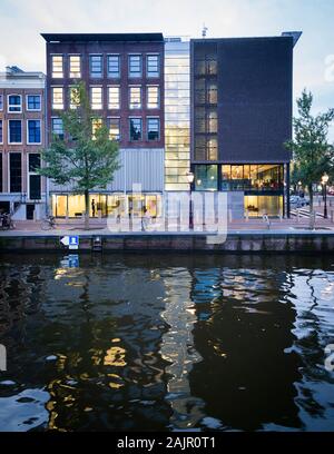 Amsterdam, Paesi Bassi - 23 Ottobre 2019: la casa di Anne Frank (Olandese: Anne Frank Huis) a Amsterdam Prinsengracht 263-265.