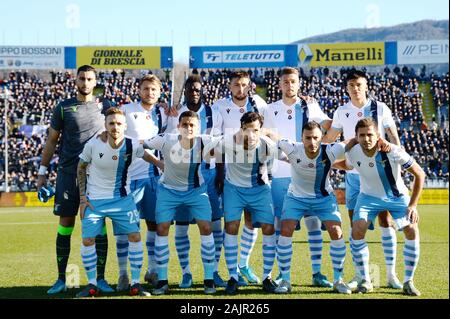 Brescia, Italia. 05 Jan 2020. Nel Lazio durante Brescia vs Lazio, italiano di calcio di Serie A del campionato Gli uomini a Brescia, Italia, 05 gennaio 2020 Credit: Indipendente Agenzia fotografica/Alamy Live News Foto Stock